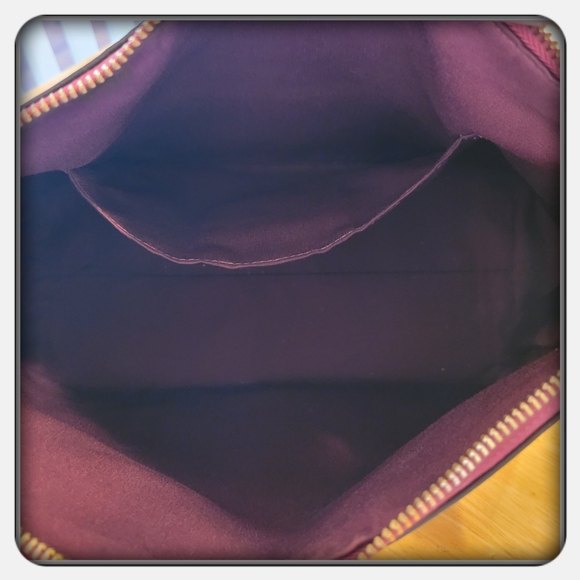 EUC Coach Large Mia Brown Metallic Berry Satchel - Picture 2 of 12